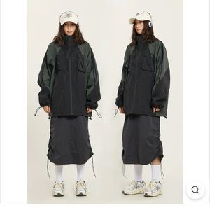 COPY - Real Takai hooded two tone windbreaker